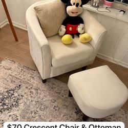 Crescent Chair & Ottoman