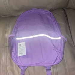 Purple Backpack with Reflective Strip NWT Fits 15” Laptop Up to 25 Lbs Fun Color