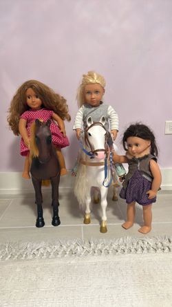 OG dolls and horse