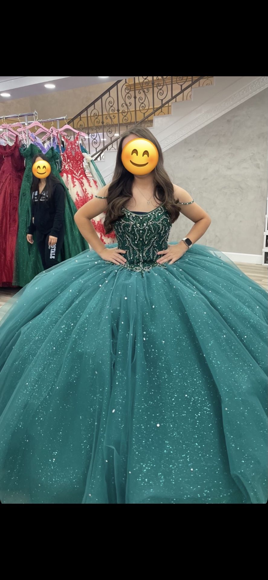 Emerald Green Quince Dress By Morilee