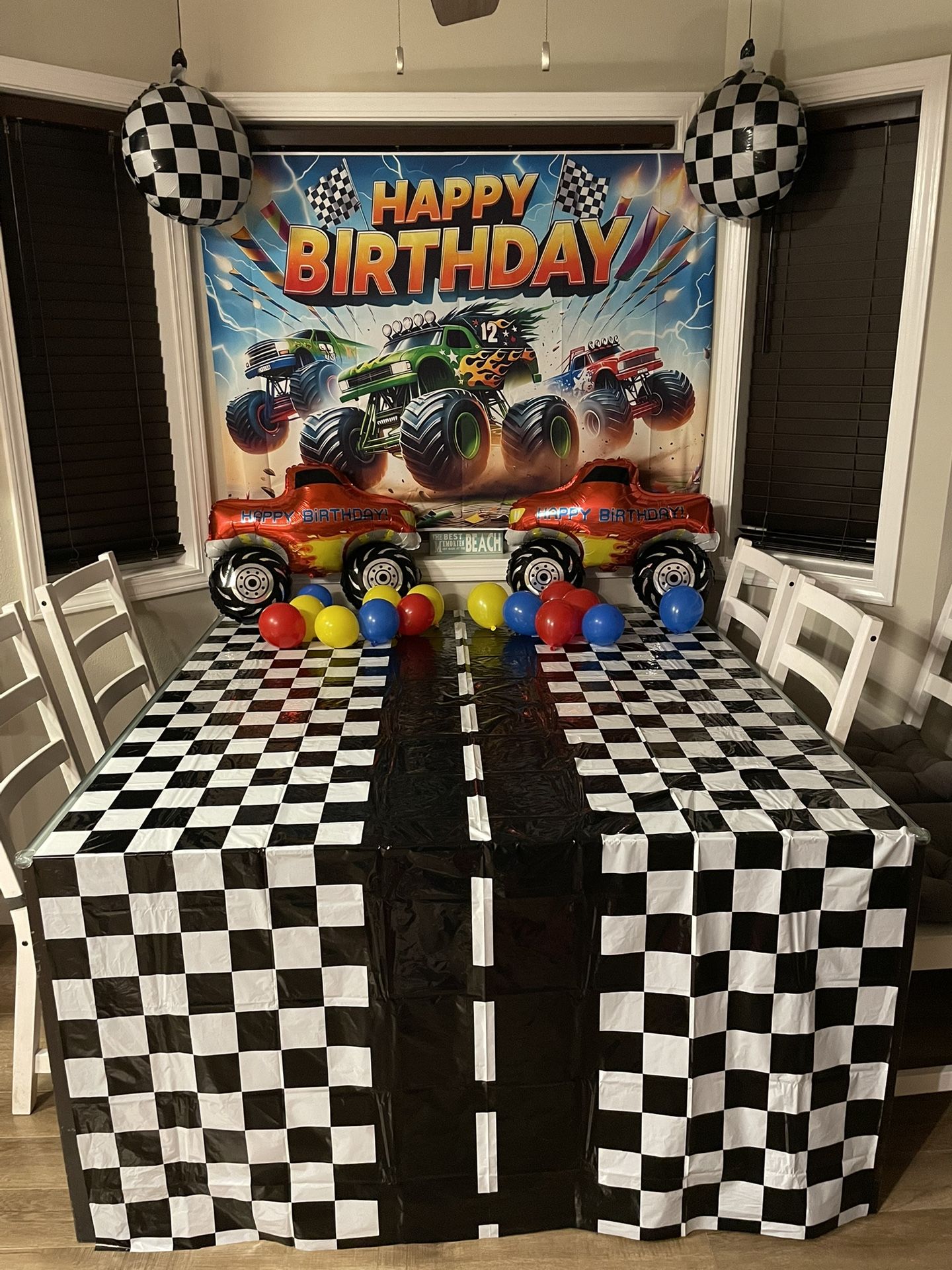 FREE Monster Truck Bday Decorations