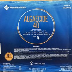 Algaecide 40 Pool Cleaner 