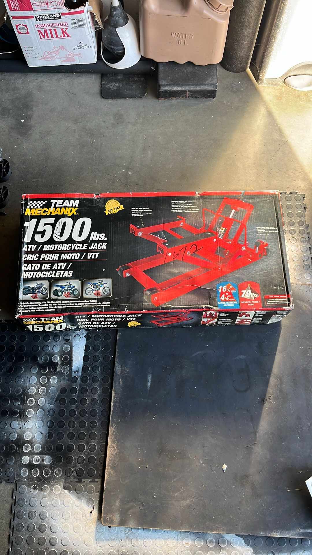 Team Mechanix 1500lbs ATV Motorcycle Jack