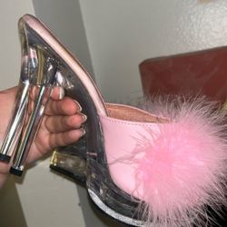 Heels With Fluffy Take All Three Pairs 