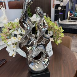 Chrome Art Sculpture 