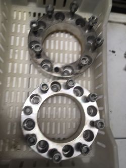 Chevy DRW wheel spacers