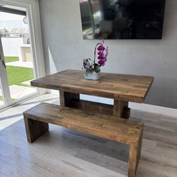 West Elm Emmerson Dining Table And Bench 