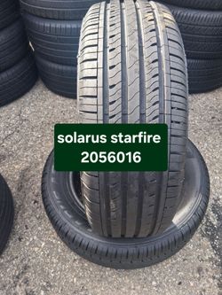 2 used Starfire Solarus 205/60/16 Tire