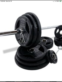 Marcy Olympic Barbell, bench and hammer curl bench