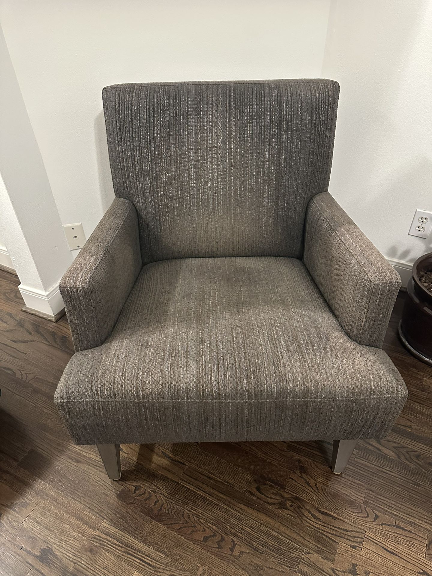 Mid-century Style Cloth Upholstered Chair