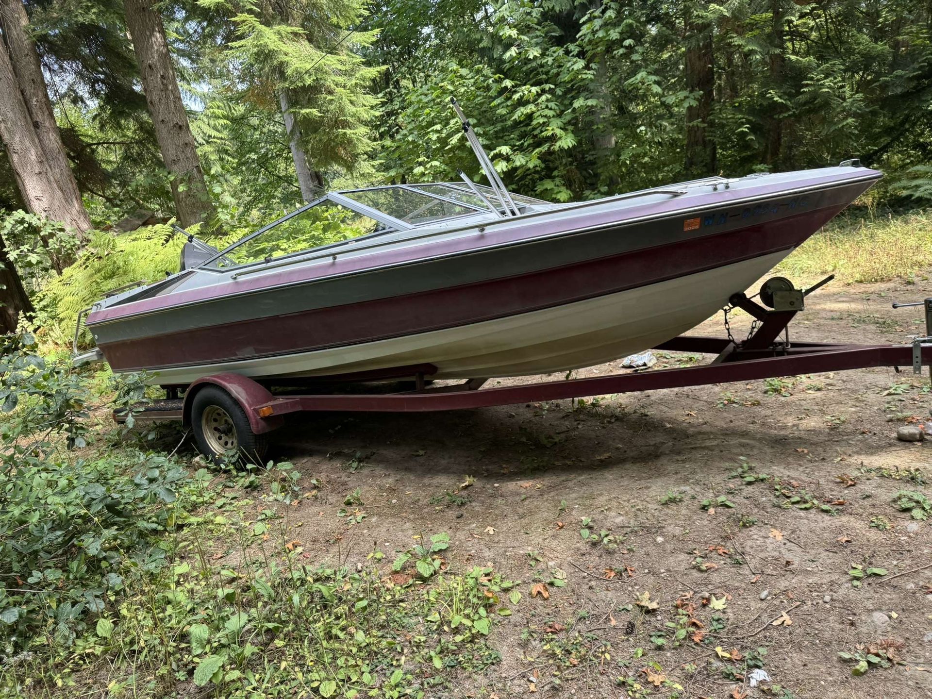 Speed Boat W/ Trailer