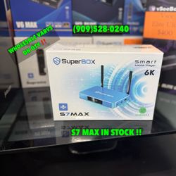 SUPERBOX SUPER BOX S7 MAX S7 MAX 1 YEAR WARRANTY WHOLESALE AVAILABLE V6PLUS V3PLUS ELITE ULTRA 