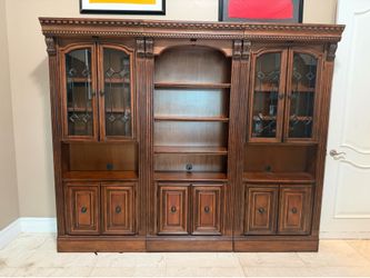 Desk with matching wall unit