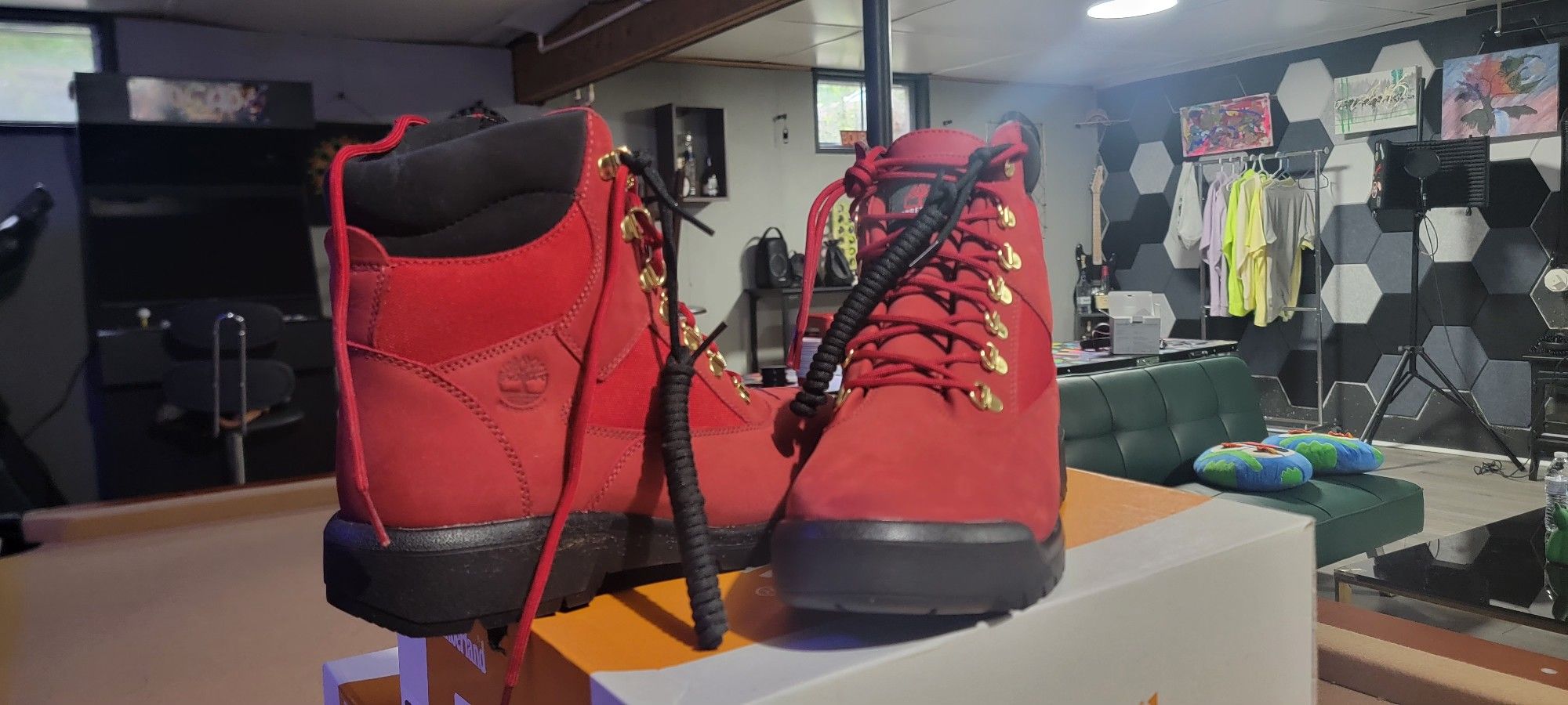 Timberland Field Boots Men's Red.