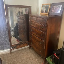 Dresser And Mirror