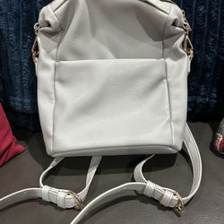 Gray Mini Backpack 