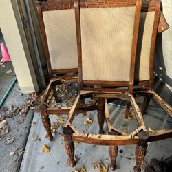 8 Wooden Chairs