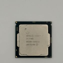 Intel i7-7700 CPU 