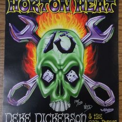 Reverend Horton Heat Poster Signed By Artist 