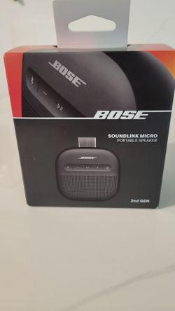 Bose SoundLink Micro 2nd Gen Portable Bluetooth Speaker - Black - Brand New Seal