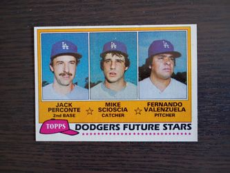 Fernando Valenzuela rookie card