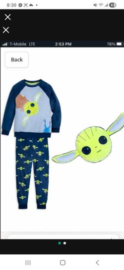 Disney Star Wars Fleece Warm Cozy Pajamas Set Top Pants