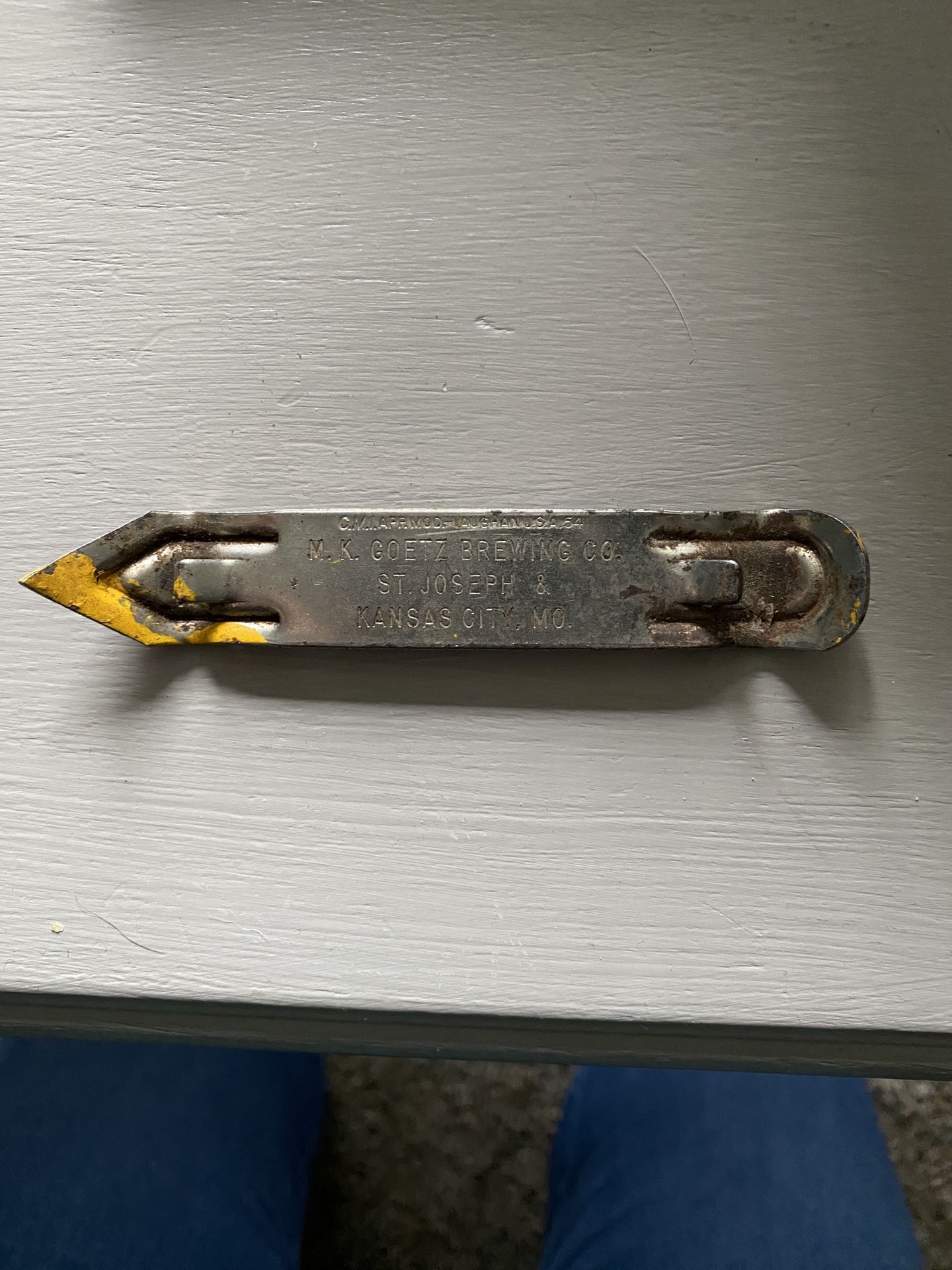 Vintage Can Opener MK Goetz Brewing