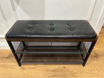 Entryway Storage Shoe Bench