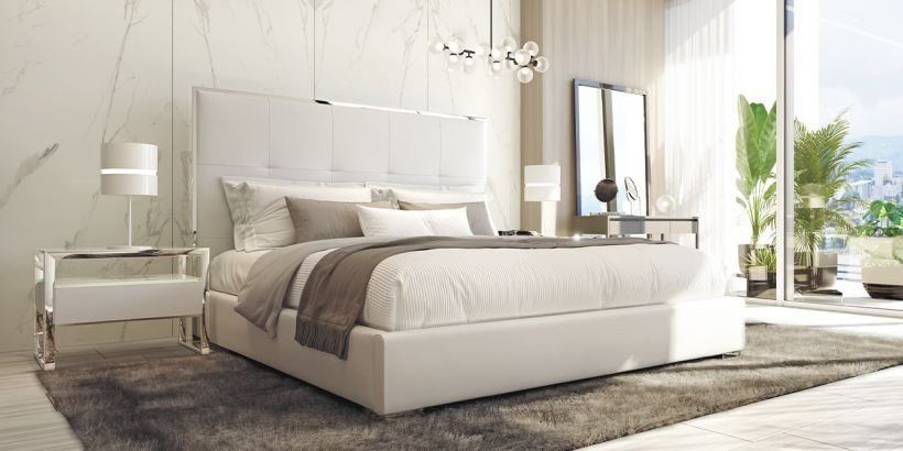 King Size - Giorgio Bed AND Polizi Bench as a GIFT (Mattress is also INCLUDED)