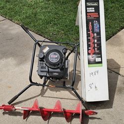 Earth Auger power Head and barrera de tierra