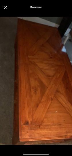 Solid Wood Coffee Table 