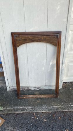 Large wooden frame, 42"x27.5"