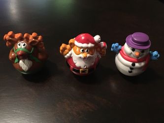 Set of 3 Christmas weeblers