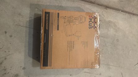 3PLUS HCN45SP 11 Gauge 15 Degree 3/4" to 1-3/4" Coil Roofing Nailer Pneumatic Roof Nail Gun