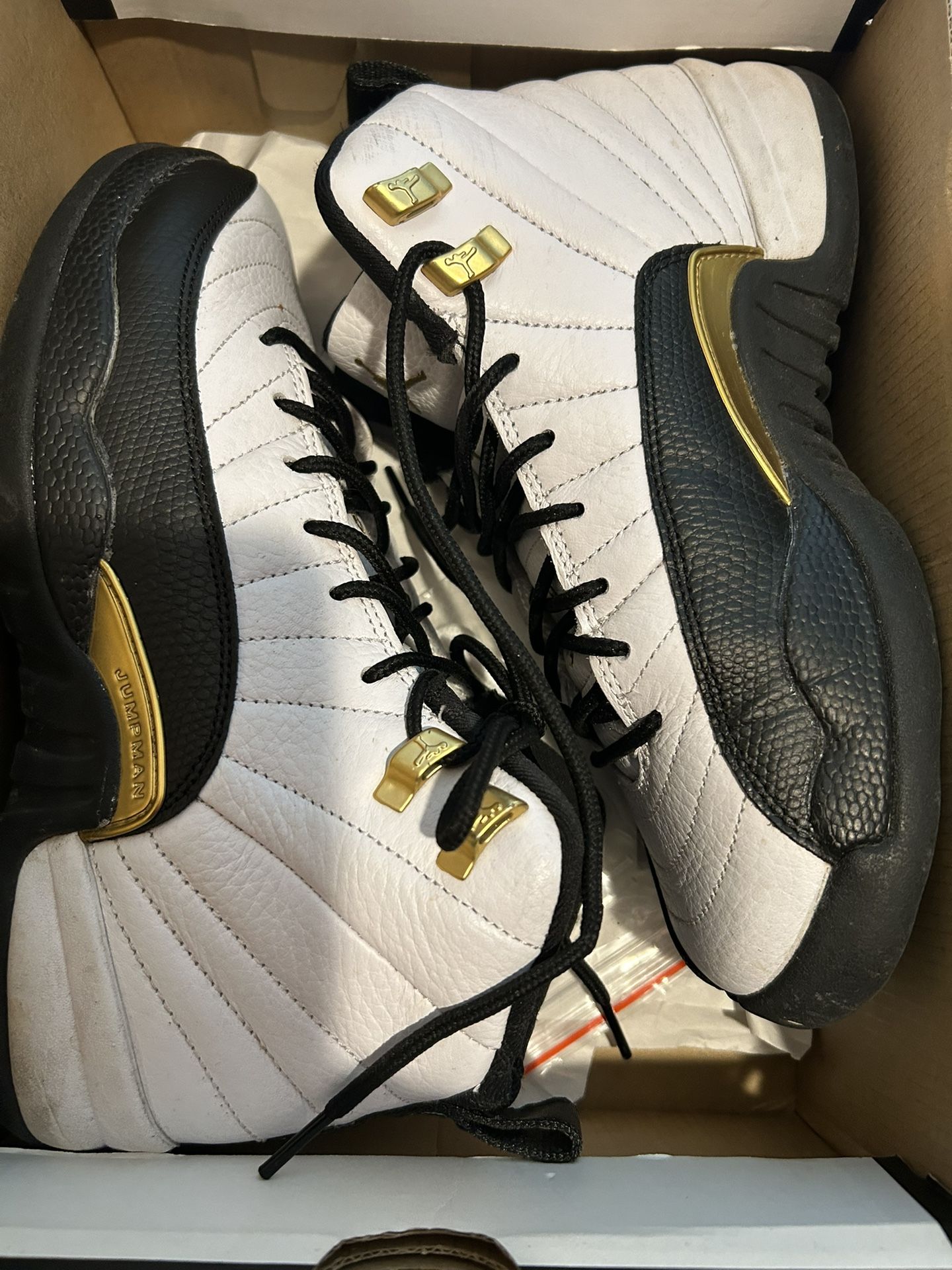 Boys Size 6 Retro Black And White Jordan’s