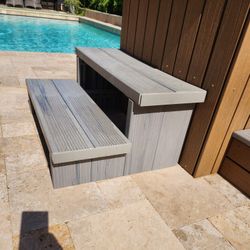 Heavy duty Hot Tub Steps Spa Jacuzzi Stairs