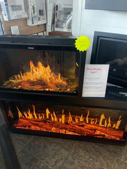 30% Off Floor Display Electric Fireplaces