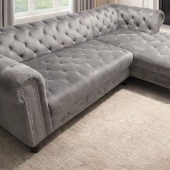 grey sectional 