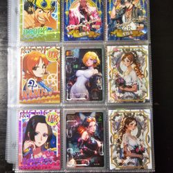 One Piece CCG Rare Cards. Sold As Set Shown Or Individually 