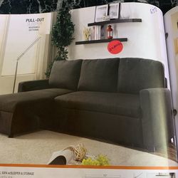 Reversible Sofá Cama W/ Sleeper & Y Estorege