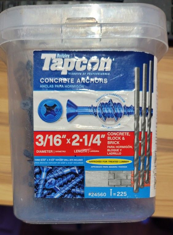 TAPCON CONCRETE ANCHORS