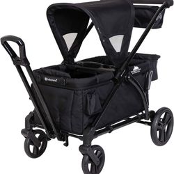 Baby Trend Expedition 2-in-1 Stroller Wagon PLUS, Ultra Black