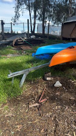 Two Kayaks With Trailer