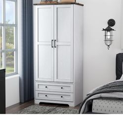 Wooden Wardrobe armoire New In Box