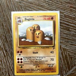 Pokemon Card - Dugtrio #23 'Base Set 2'