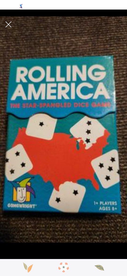 Rolling America Dice Game