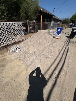 Base, sand, dirt, pavers