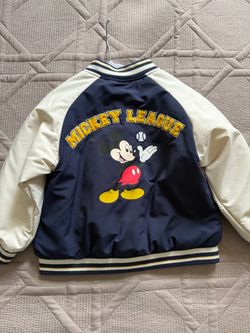 Mickey Mouse Kids Varsity Bomber Jacket