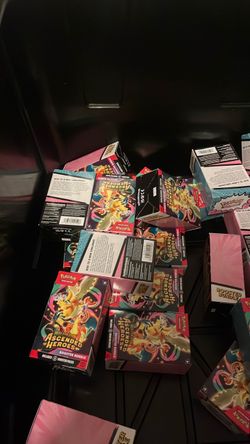Pokemon ascended hero’s booster bundle empty