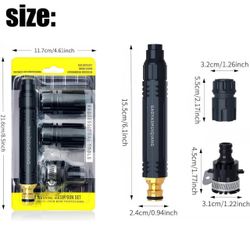 High Pressure Power Washer Nozzle with Connector Set
